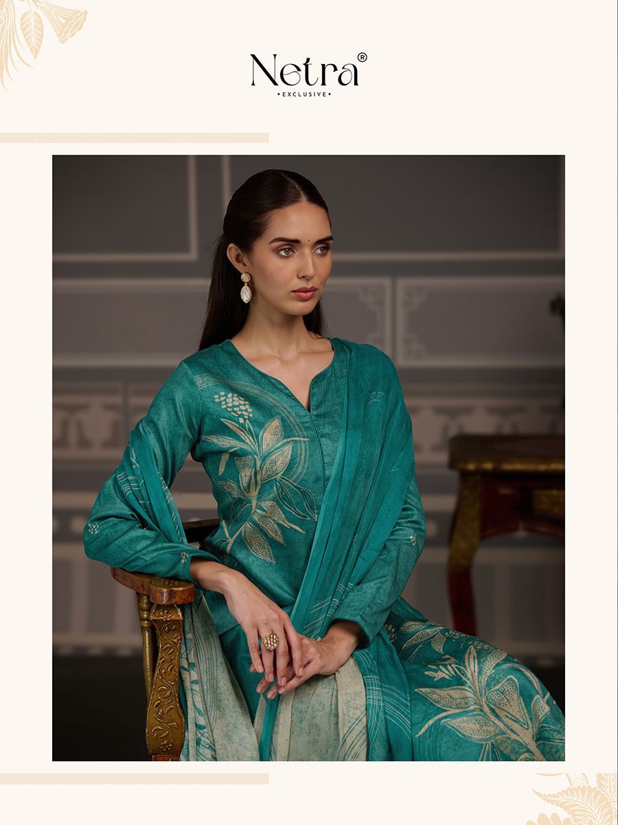 Kamya Netra Premium Cotton Pant Style Suits Exporter