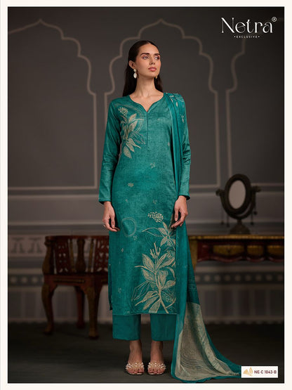 Kamya Netra Premium Cotton Pant Style Suits Exporter