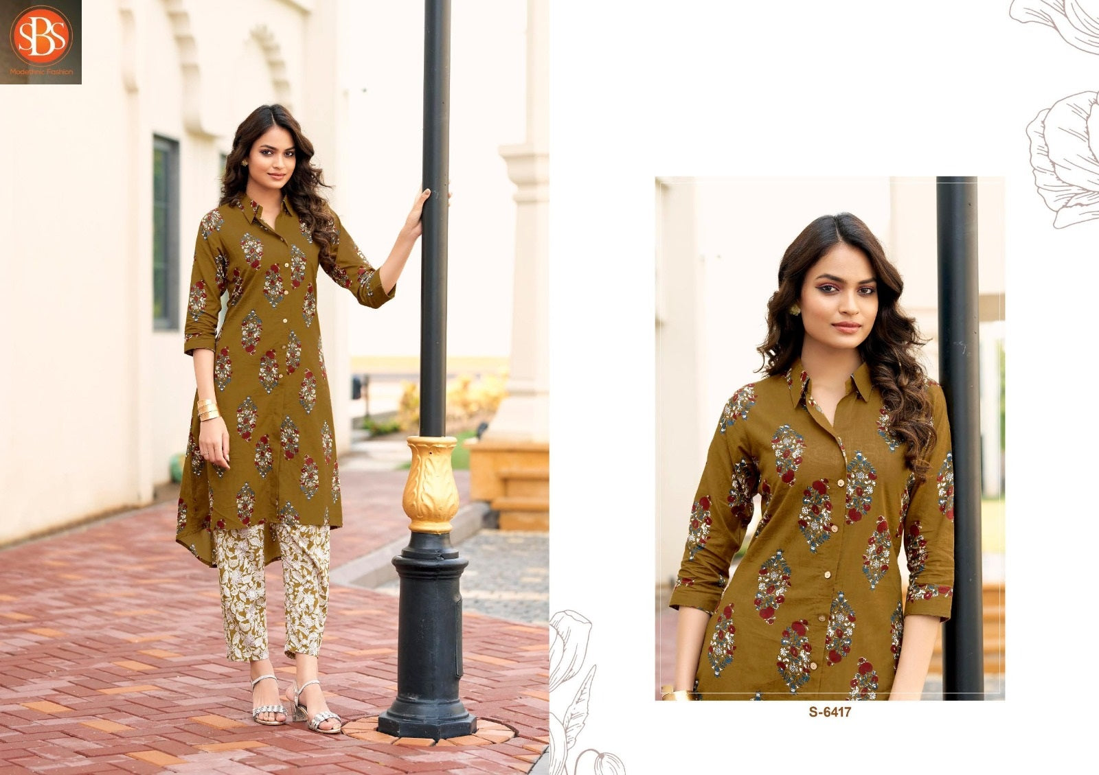 Kamya Sbs Cotton Kurti Pant Set Exporter India