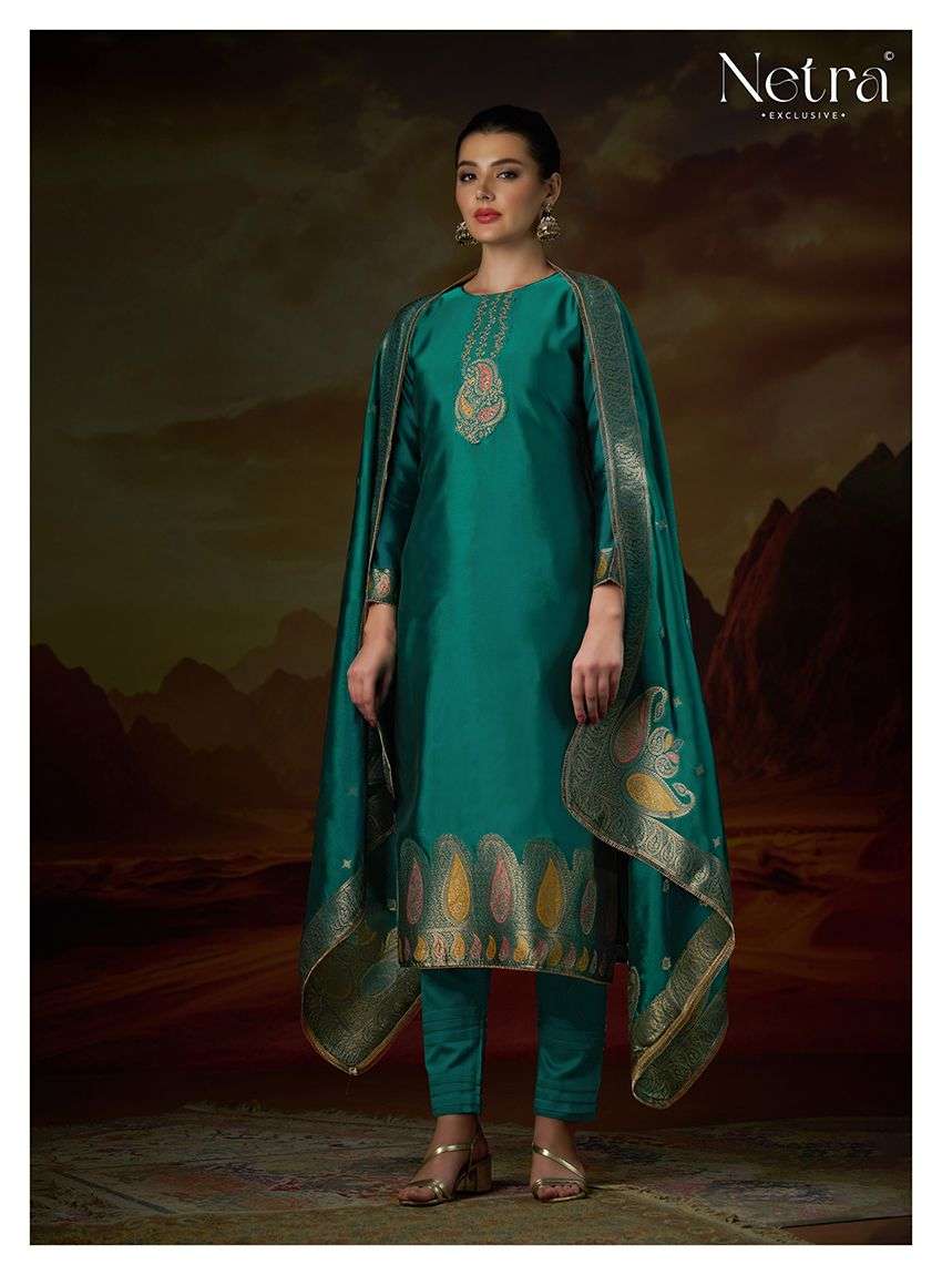 Kanak Netra Premium Viscose Pant Style Suits Wholesaler Gujarat