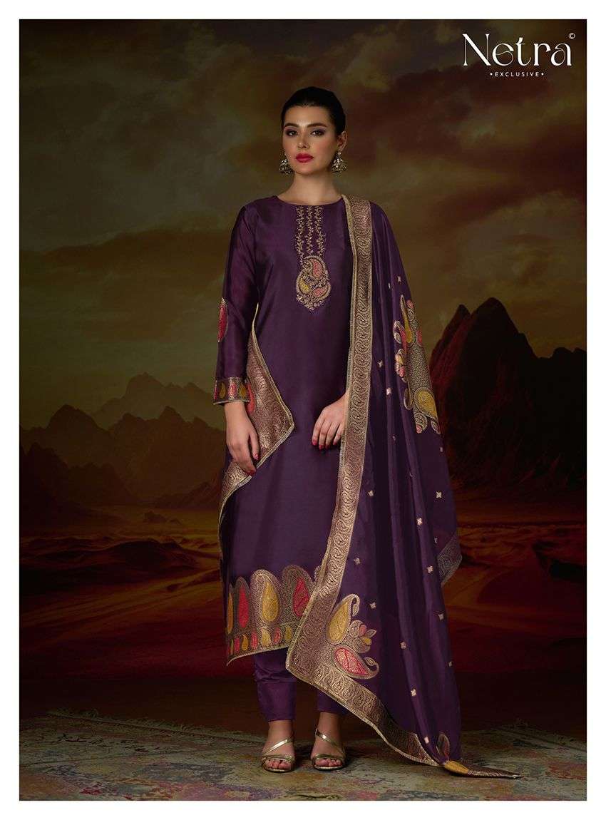 Kanak Netra Premium Viscose Pant Style Suits Wholesaler Gujarat