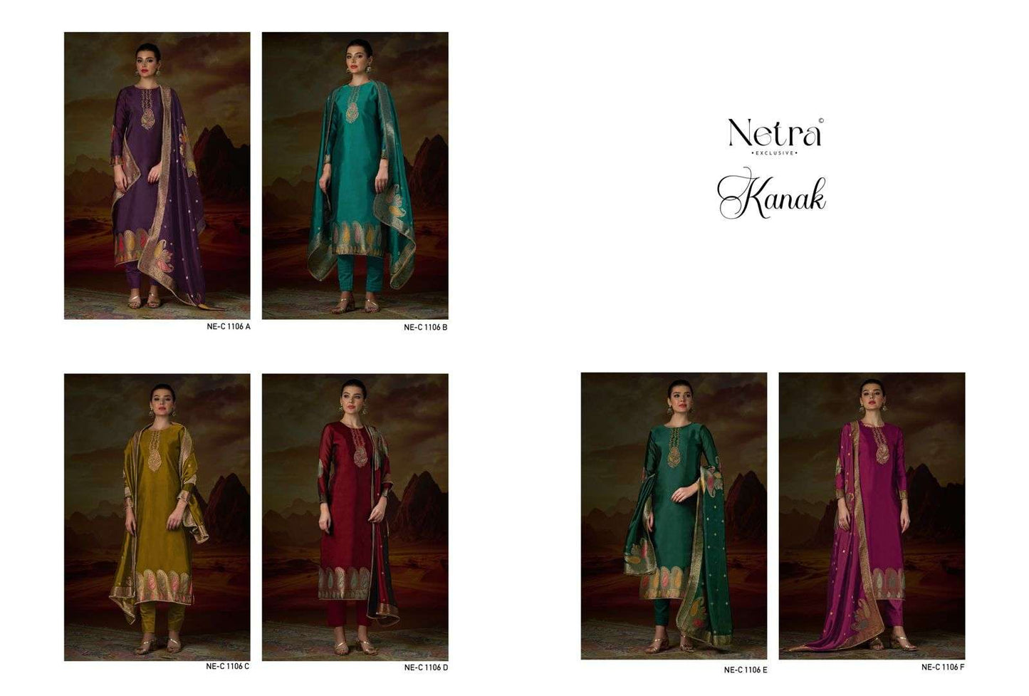 Kanak Netra Premium Viscose Pant Style Suits Wholesaler Gujarat