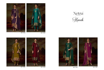 Kanak Netra Premium Viscose Pant Style Suits Wholesaler Gujarat