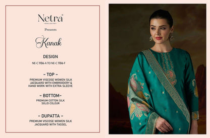 Kanak Netra Premium Viscose Pant Style Suits Wholesaler Gujarat