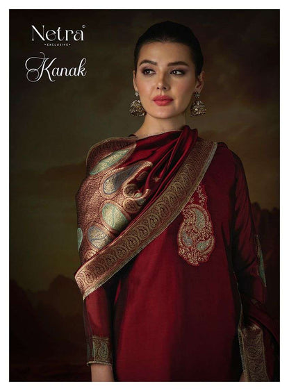 Kanak Netra Premium Viscose Pant Style Suits Wholesaler Gujarat