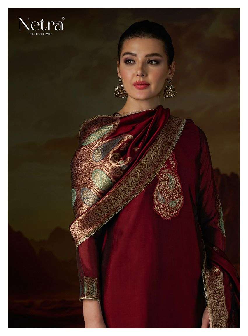 Kanak Netra Premium Viscose Pant Style Suits Wholesaler Gujarat