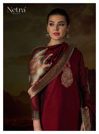 Kanak Netra Premium Viscose Pant Style Suits Wholesaler Gujarat