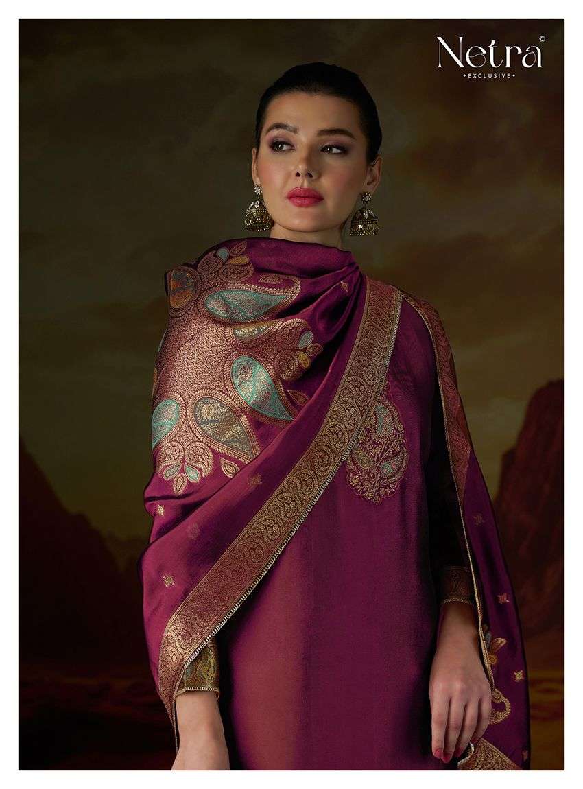 Kanak Netra Premium Viscose Pant Style Suits Wholesaler Gujarat