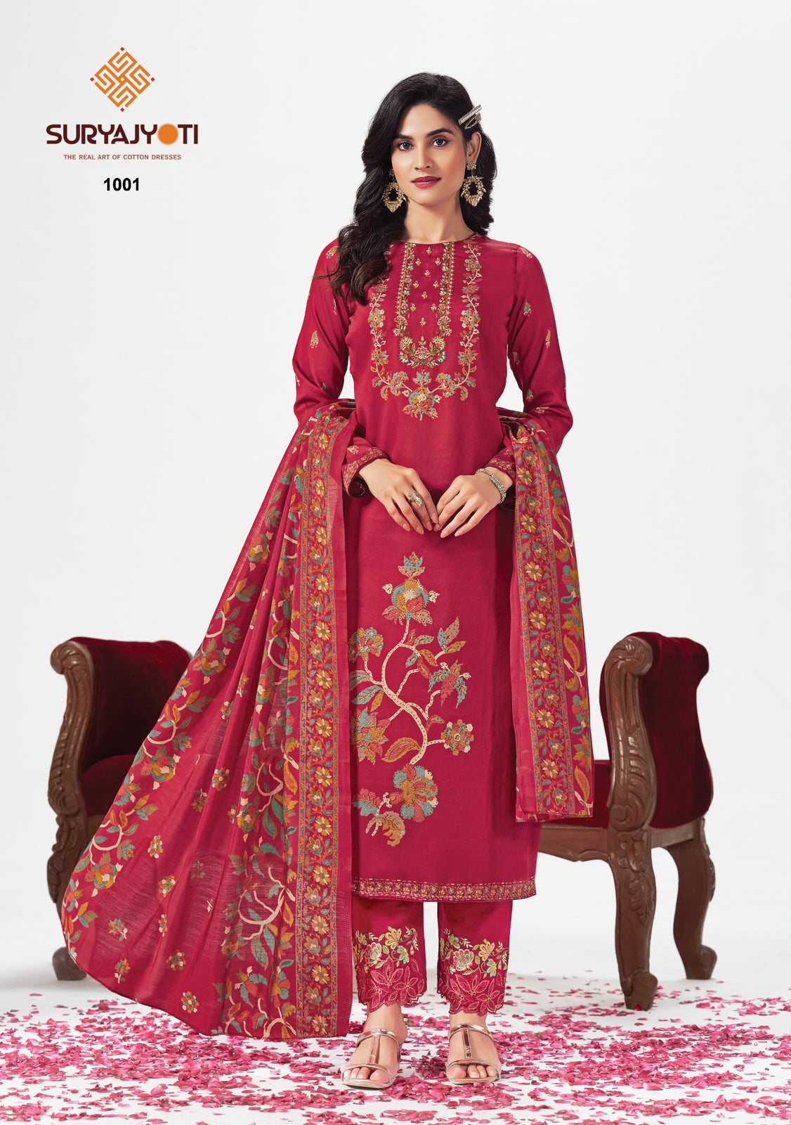 Kanak Vol 1 Suryajyoti Jaam Satin Pant Style Suits Wholesale Price