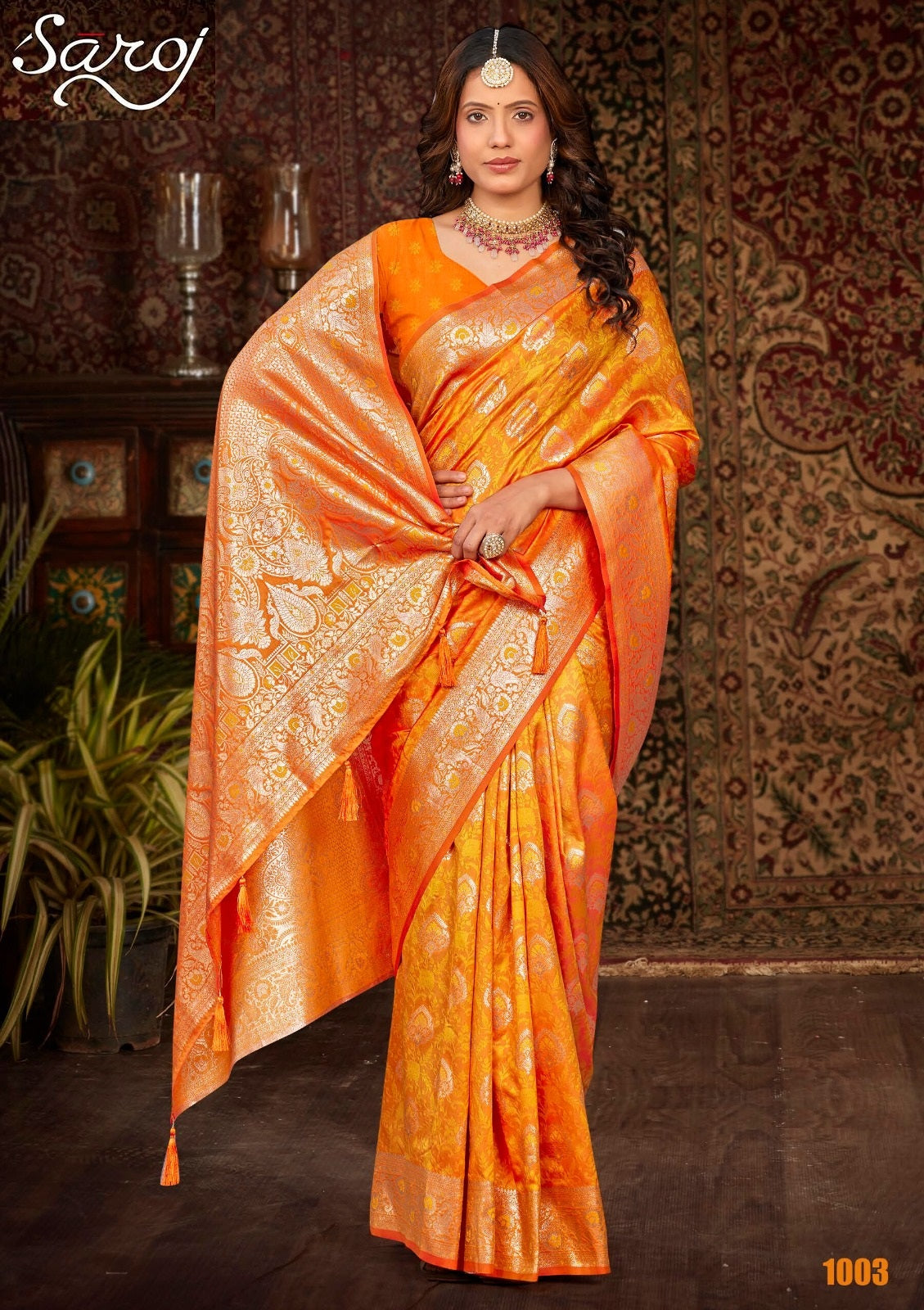 Kanaktara Silk Vol 1 Saroj Silk Sarees Supplier Ahmedabad