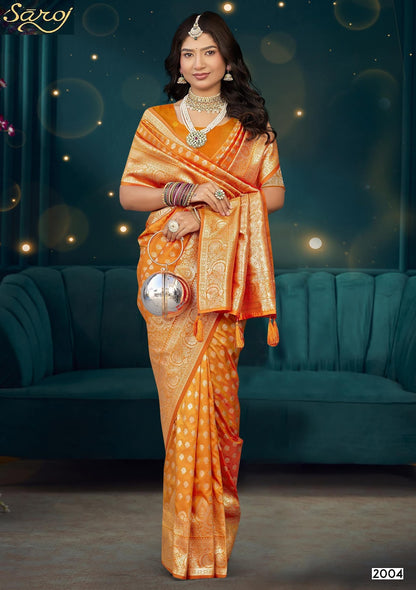 Kanaktara Silk Vol 2 Saroj Silk Sarees Exporter Ahmedabad