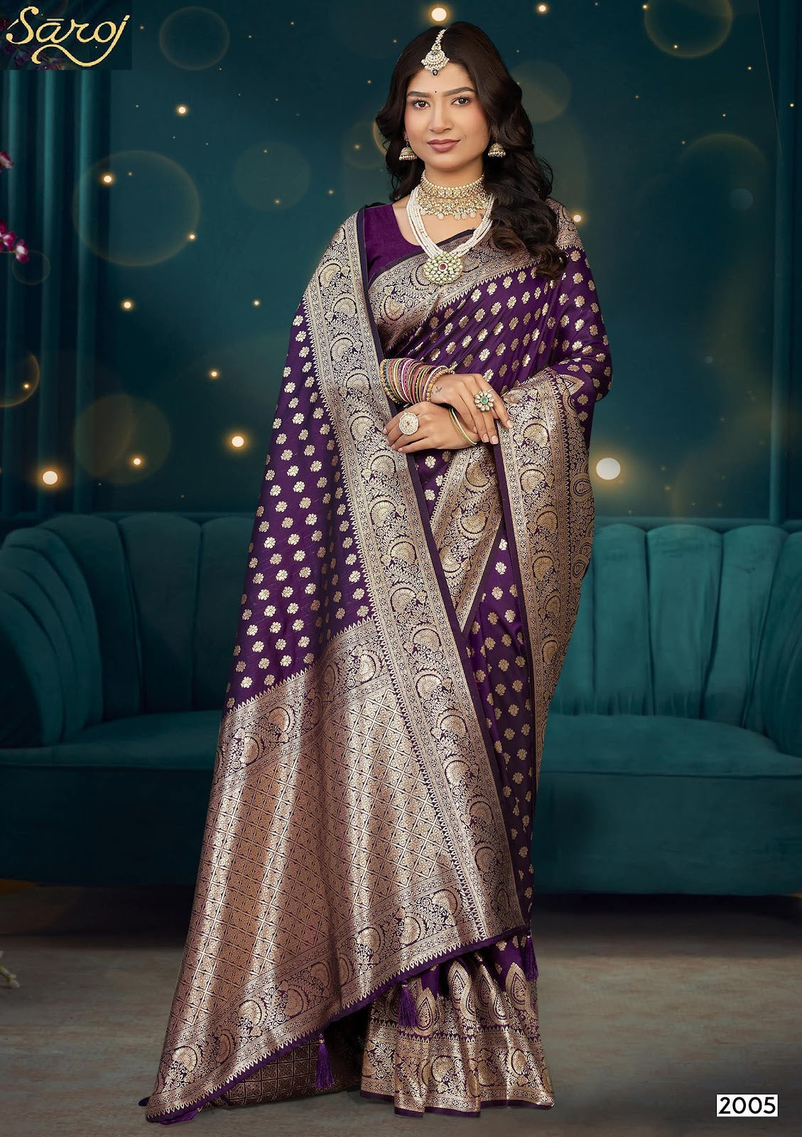 Kanaktara Silk Vol 2 Saroj Silk Sarees Exporter Ahmedabad