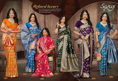 Kanaktara Silk Vol 3 Saroj Silk Sarees Wholesaler Ahmedabad