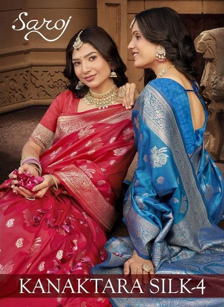 Kanaktara Silk Vol 4 Saroj Silk Sarees Wholesale Price