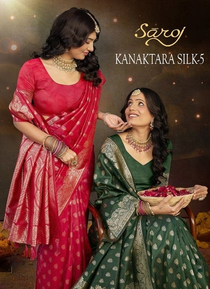 Kanaktara Silk Vol 5 Saroj Silk Sarees Manufacturer India