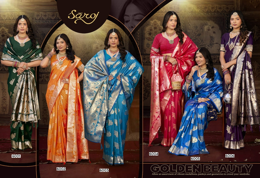 Kanaktara Silk Vol 6 Saroj Silk Sarees Supplier India