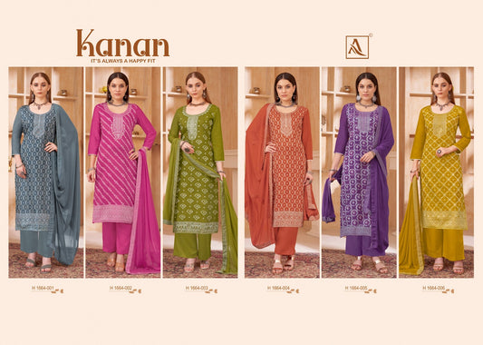 Kanan Alok Muslin Pant Style Suits Manufacturer