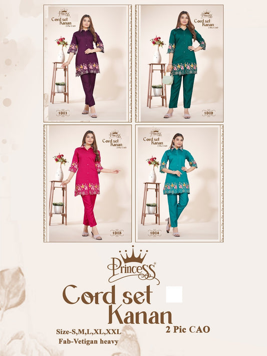 Kanan Princess Creation Vetican Co Ord Set Manufacturer Ahmedabad