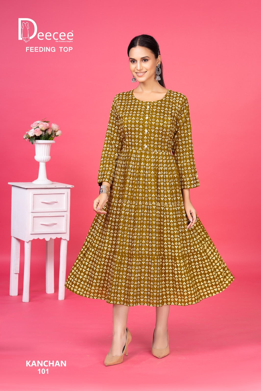 Kanchan Deecee Rayon Feeding Kurtis Manufacturer