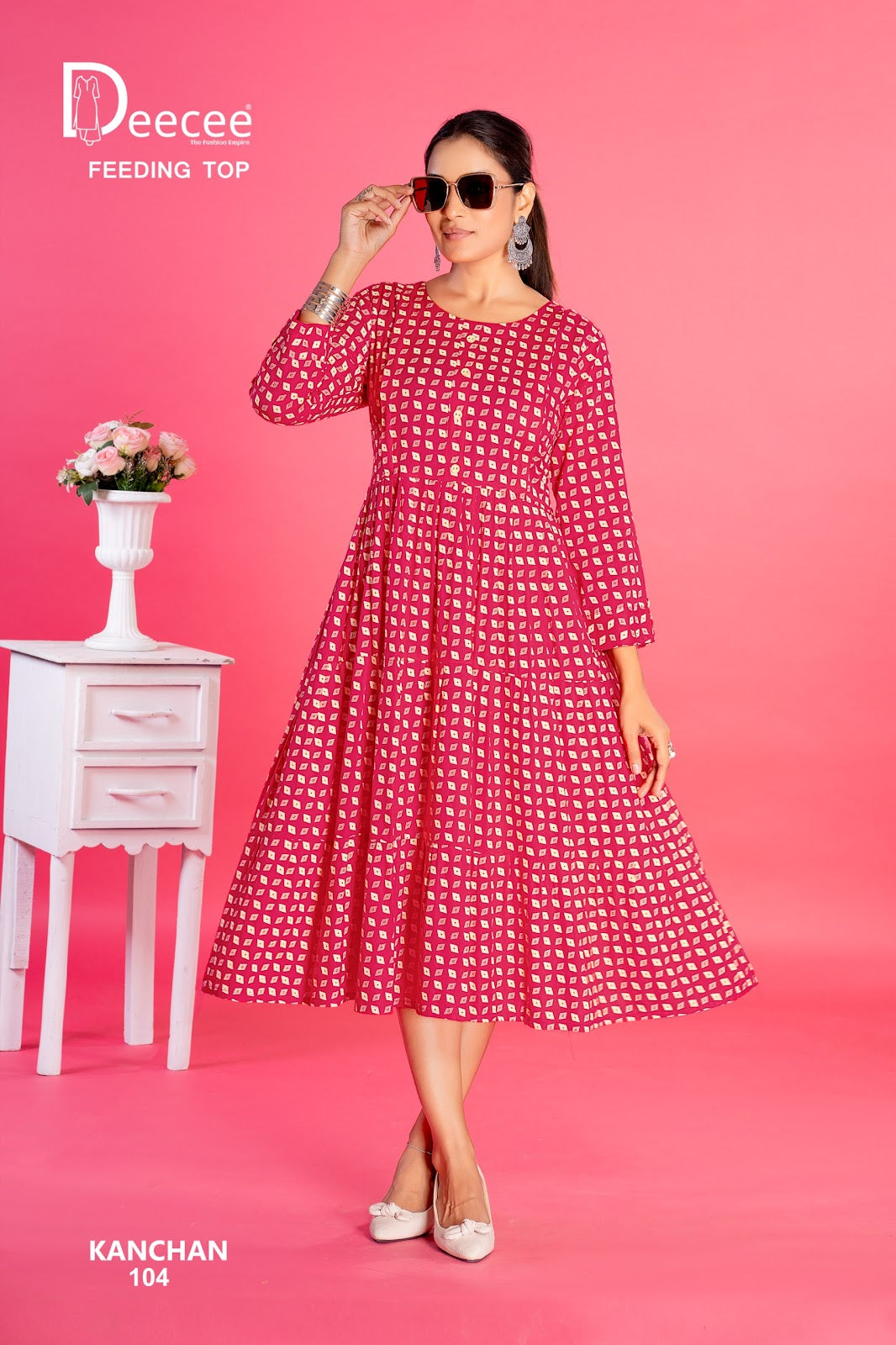 Kanchan Deecee Rayon Feeding Kurtis Manufacturer