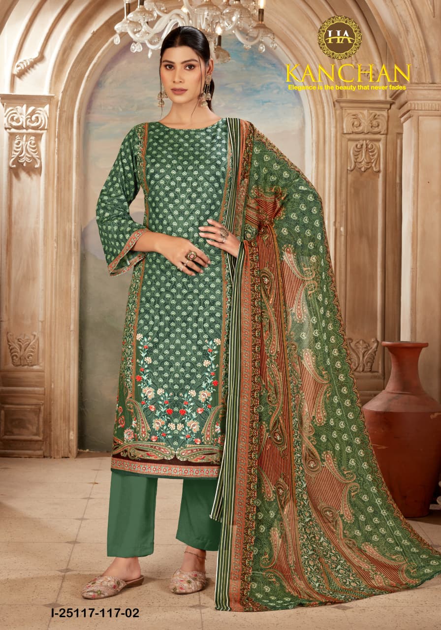 Kanchan Harshit Fashion Cambric Karachi Salwar Suits Supplier