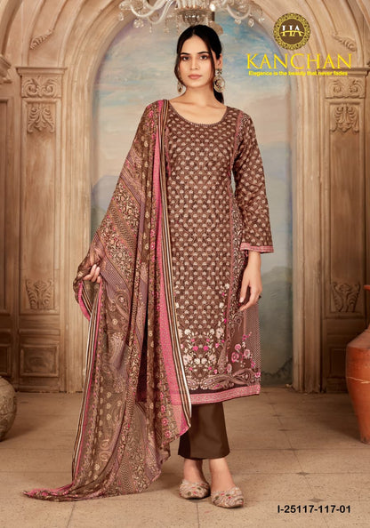 Kanchan Harshit Fashion Cambric Karachi Salwar Suits Supplier