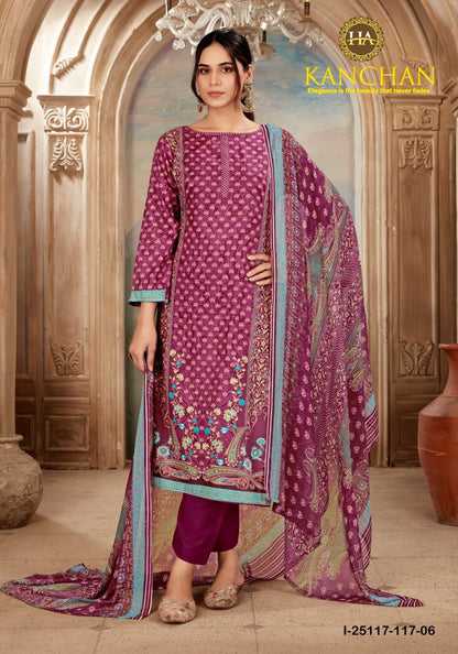 Kanchan Harshit Fashion Cambric Karachi Salwar Suits Supplier