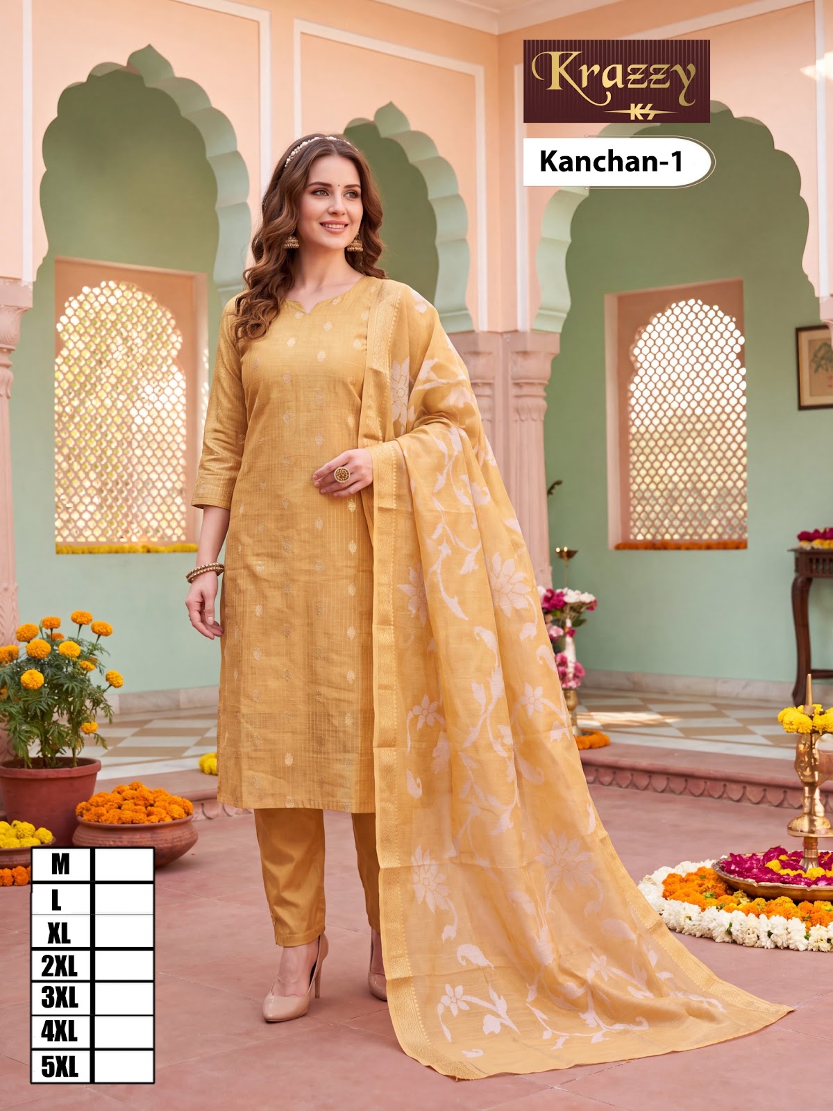 Kanchan Krazzy Kanha Silk Readymade Pant Style Suits Manufacturer