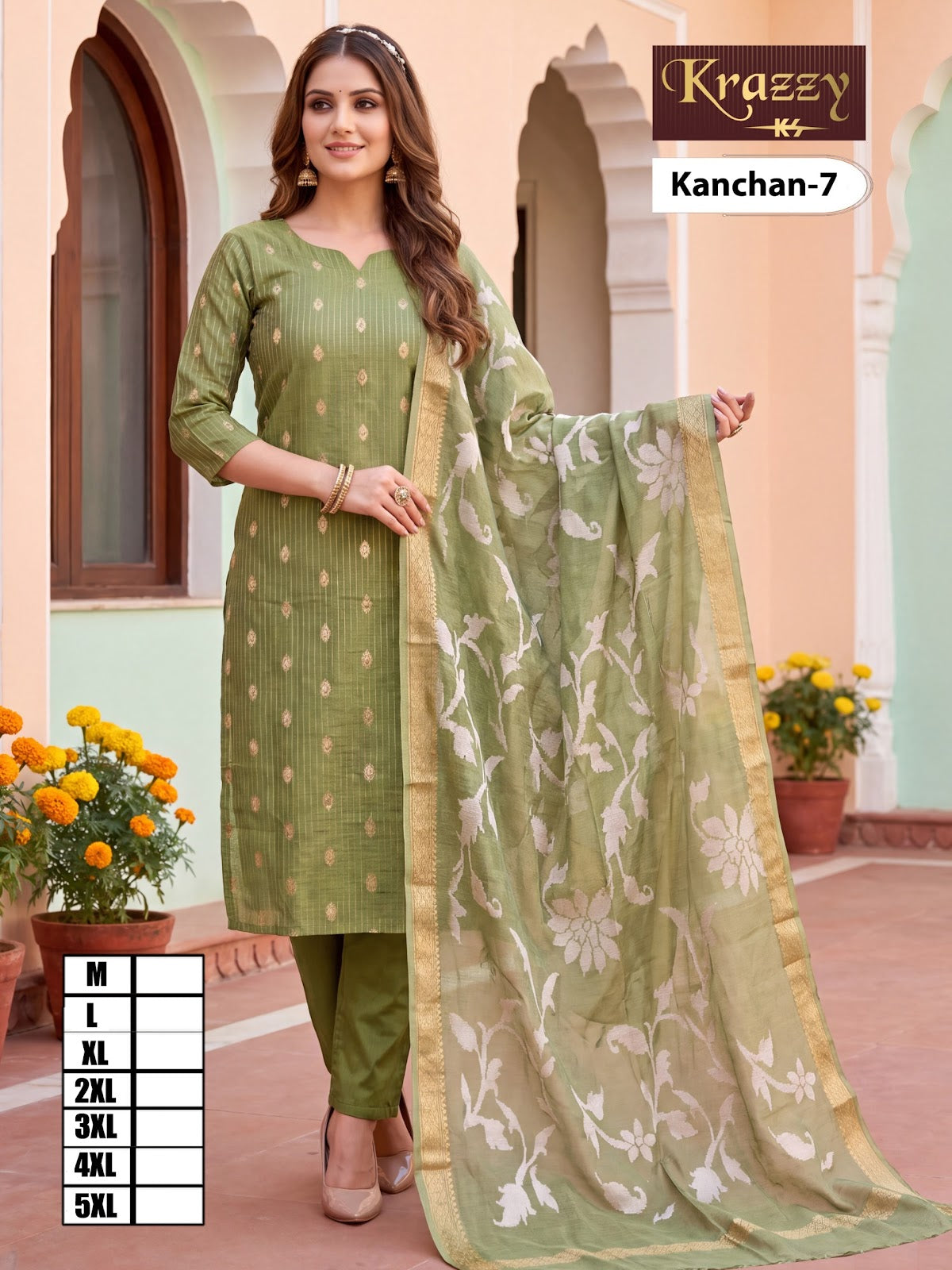 Kanchan Krazzy Kanha Silk Readymade Pant Style Suits Manufacturer