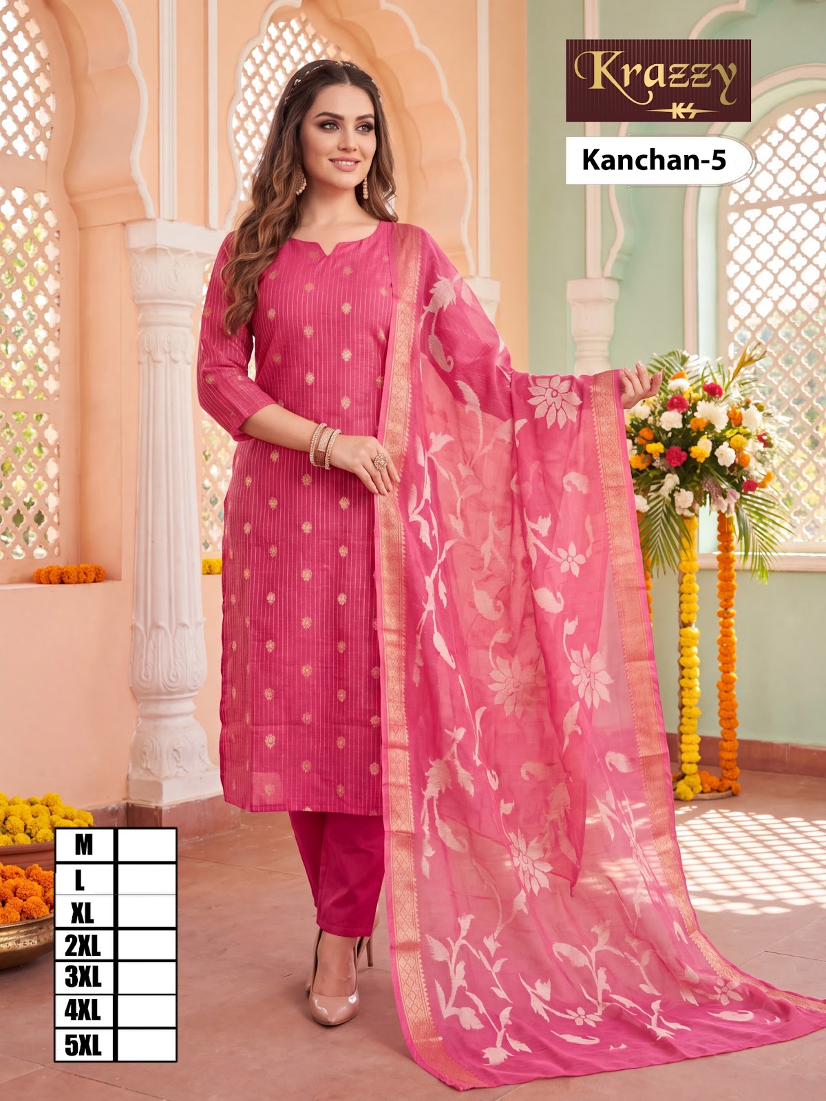 Kanchan Krazzy Kanha Silk Readymade Pant Style Suits Manufacturer