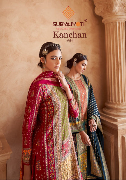 Kanchan Vol 3 Suryajyoti Modal Pant Style Suits Exporter