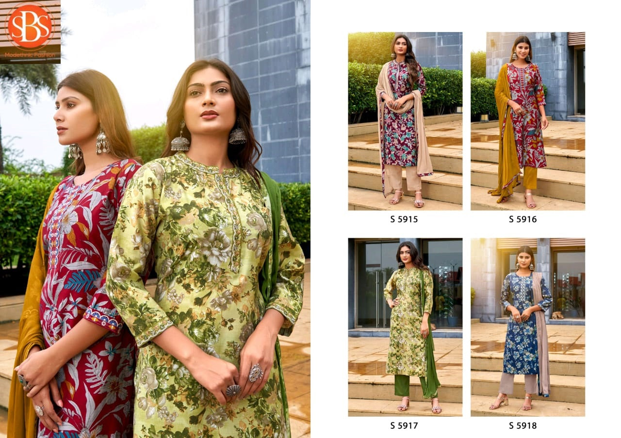 Kanchana Sbs Modal Readymade Pant Style Suits Supplier