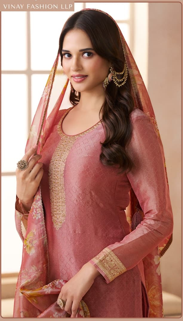 Kanchi 2 Kuleesh Vinay Fashion Llp Kanchipuram Silk Pant Style Suits Manufacturer India