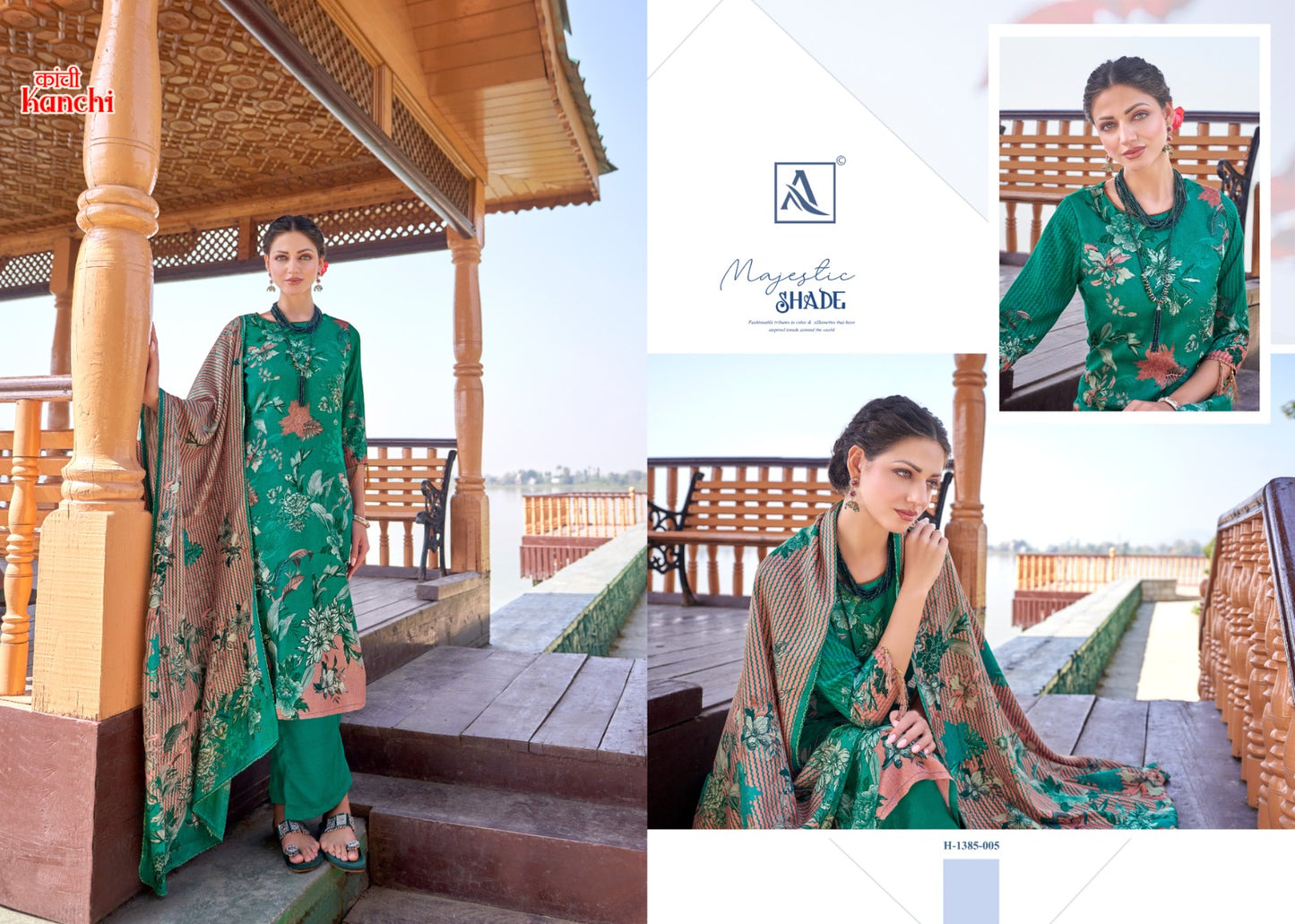 Kanchi Alok Viscose Pashmina Suits Manufacturer Ahmedabad