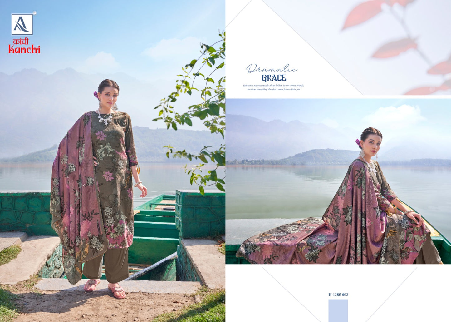 Kanchi Alok Viscose Pashmina Suits Manufacturer Ahmedabad