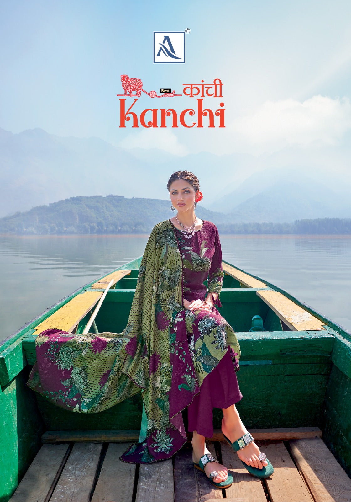 Kanchi Alok Viscose Pashmina Suits Manufacturer Ahmedabad