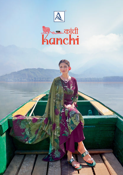 Kanchi Alok Viscose Pashmina Suits Manufacturer Ahmedabad