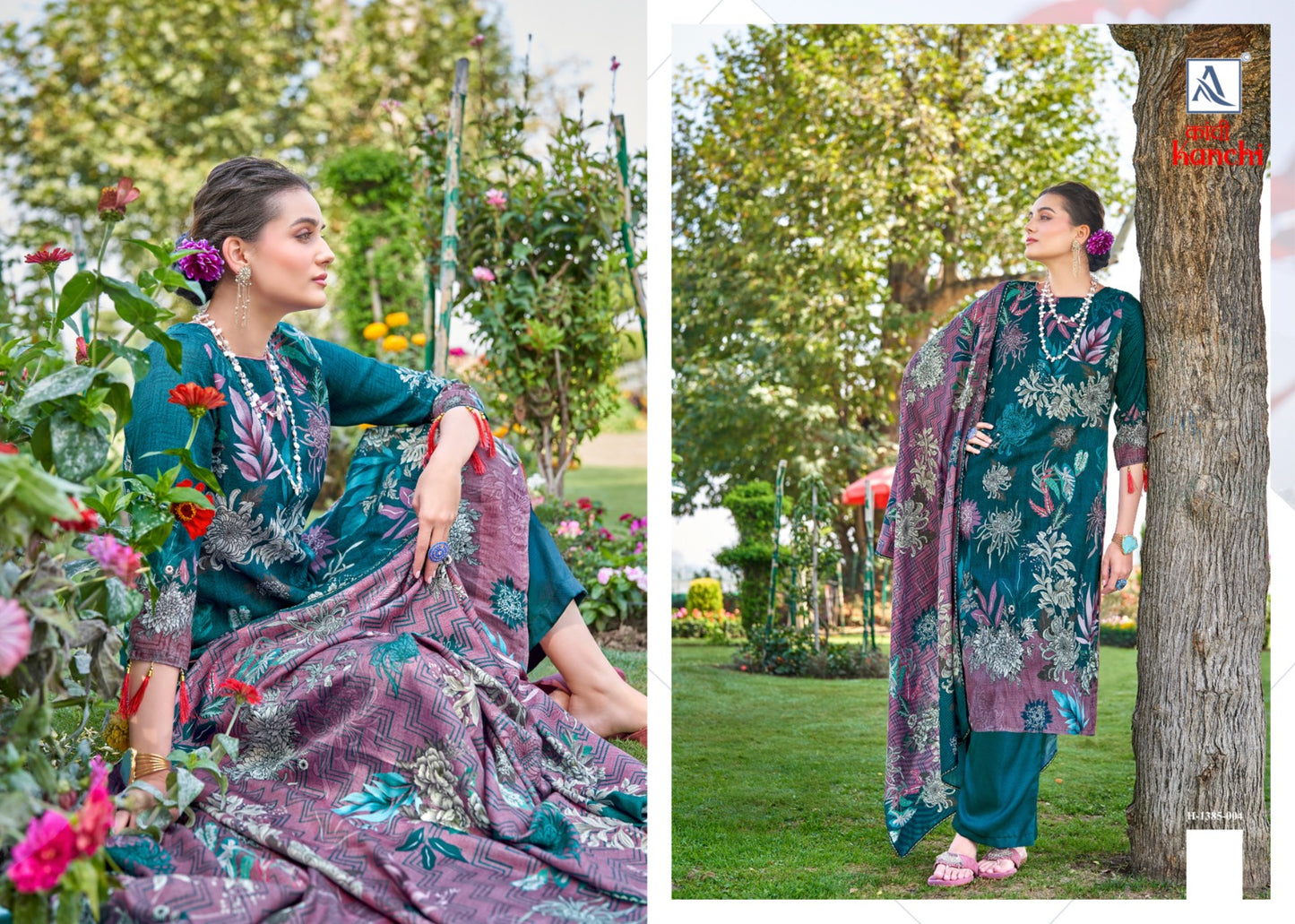 Kanchi Alok Viscose Pashmina Suits Manufacturer Ahmedabad