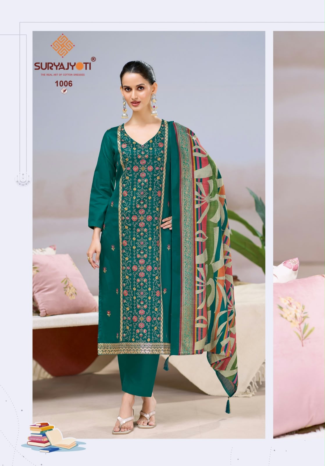 Kanchi Vol 1 Suryajyoti Jam Satin Pant Style Suits Exporter