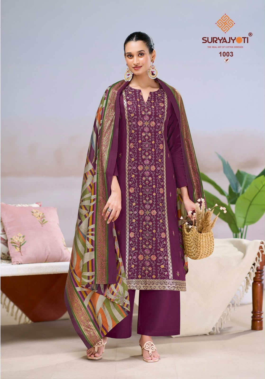 Kanchi Vol 1 Suryajyoti Jam Satin Pant Style Suits Exporter
