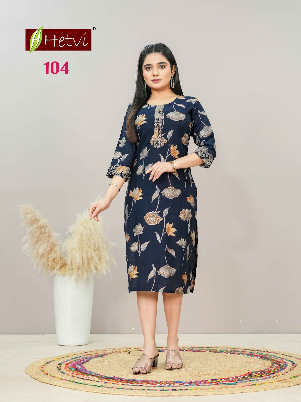 Kanchi Vol 2 Hetvi Knee Length Kurtis Wholesale