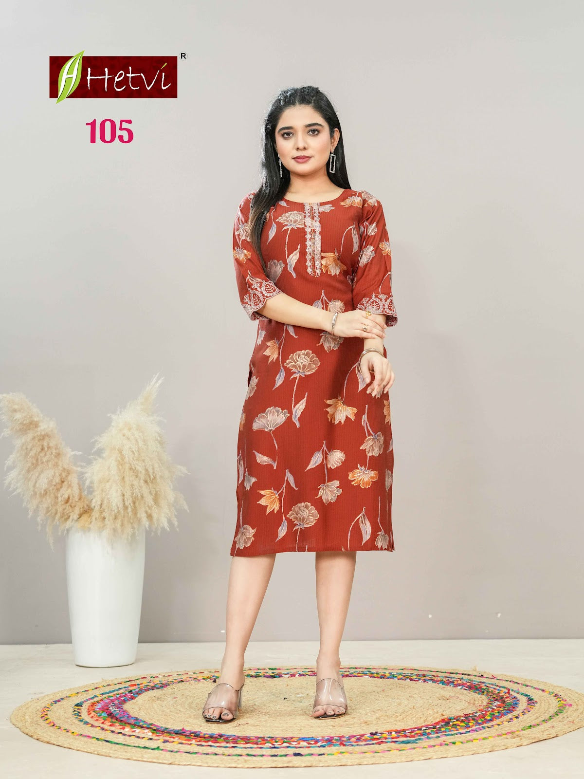 Kanchi Vol 2 Hetvi Knee Length Kurtis Wholesale