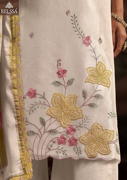 Kanchipuram Relssa Fabrics Silk Plazzo Style Suits Manufacturer Ahmedabad