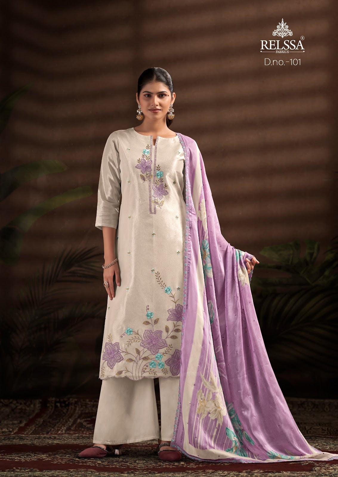 Kanchipuram Relssa Fabrics Silk Plazzo Style Suits Manufacturer Ahmedabad