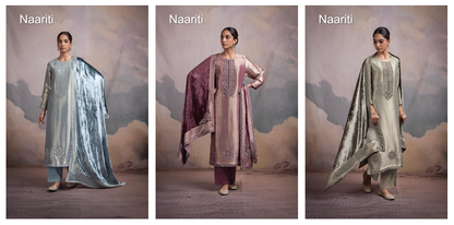Kaneek Naariti Pant Style Suits Exporter Ahmedabad