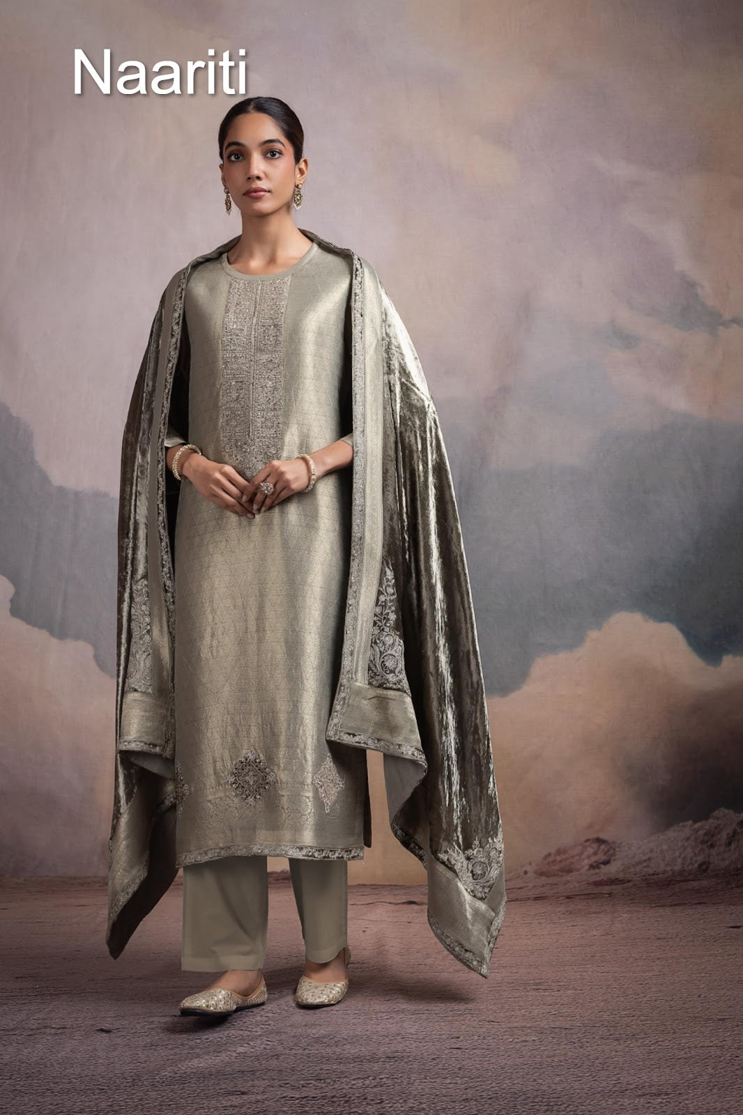 Kaneek Naariti Pant Style Suits Exporter Ahmedabad