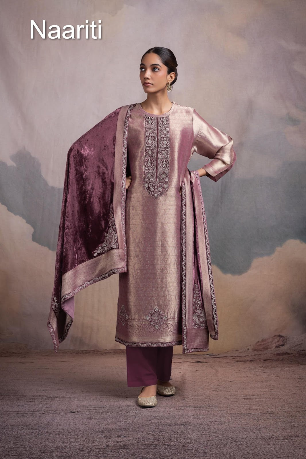 Kaneek Naariti Pant Style Suits Exporter Ahmedabad