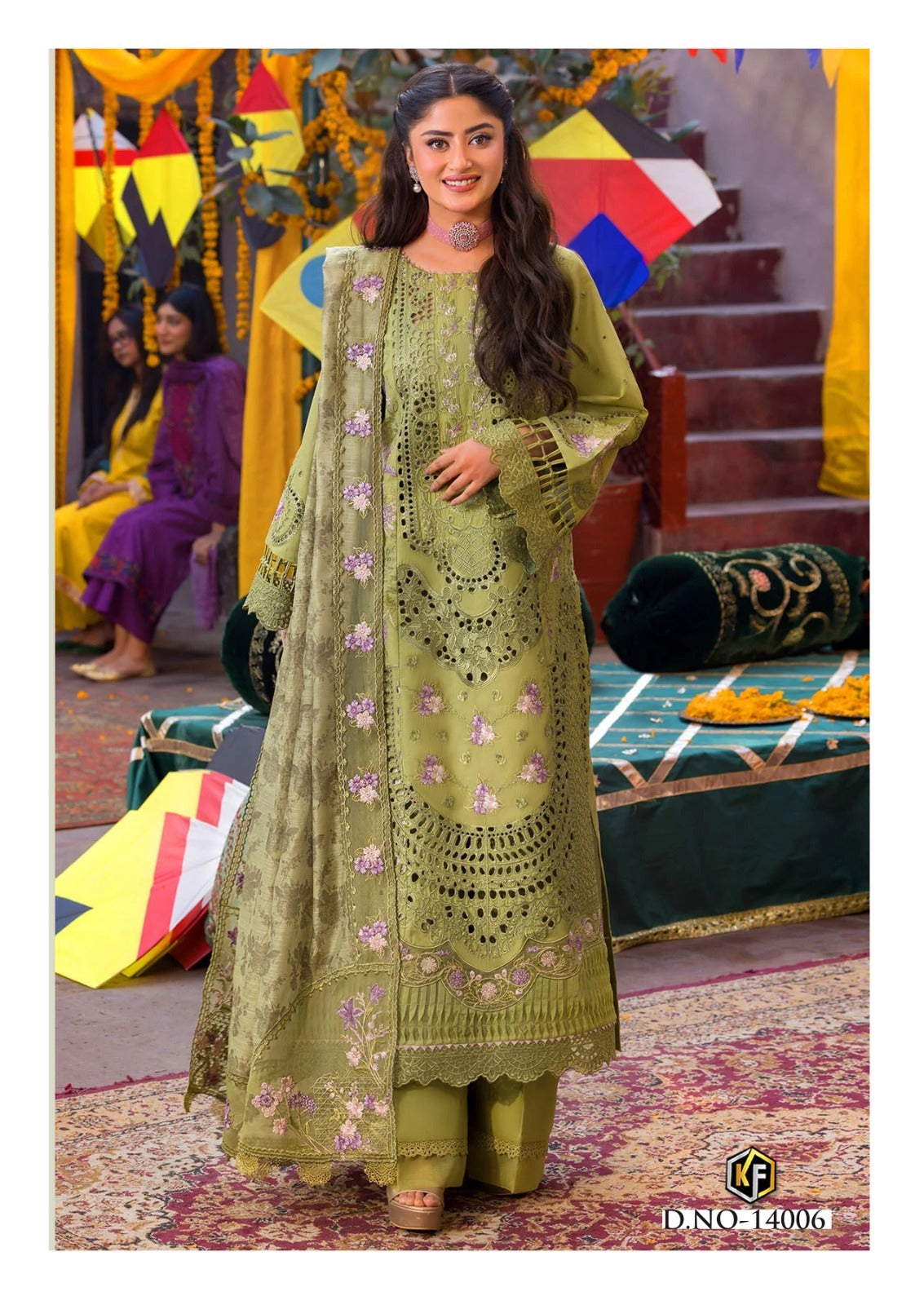 Kaneez Vol 14 Keval Fab Lawn Cotton Karachi Salwar Suits Exporter