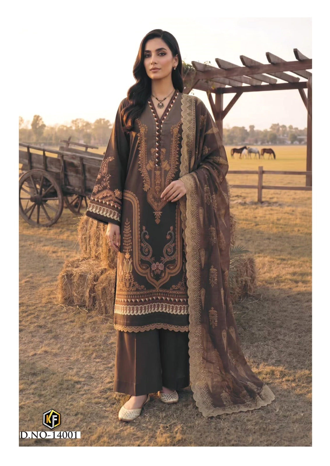 Kaneez Vol 14 Keval Fab Lawn Cotton Karachi Salwar Suits Exporter