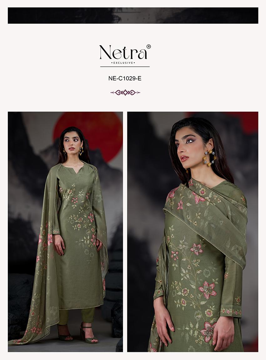 Kangna Netra Silk Jacquard Pant Style Suits Manufacturer India